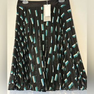 Grey Jason Wu A-line pleated skirt size 4 NWT$495